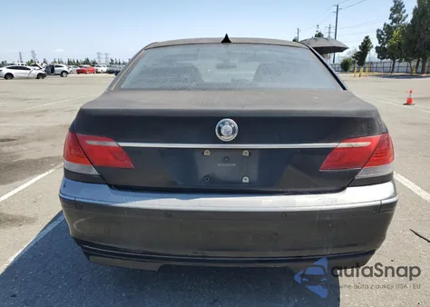 2006 BMW 750 I z USA, uszkodzony, nr VIN WBAHL83566DT02150